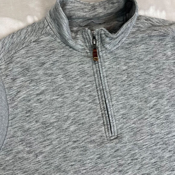 Duluth Trading Vest Mens XL Heather Grey Loophole Comfort Basic Preppy Outdoors - Picture 2 of 10